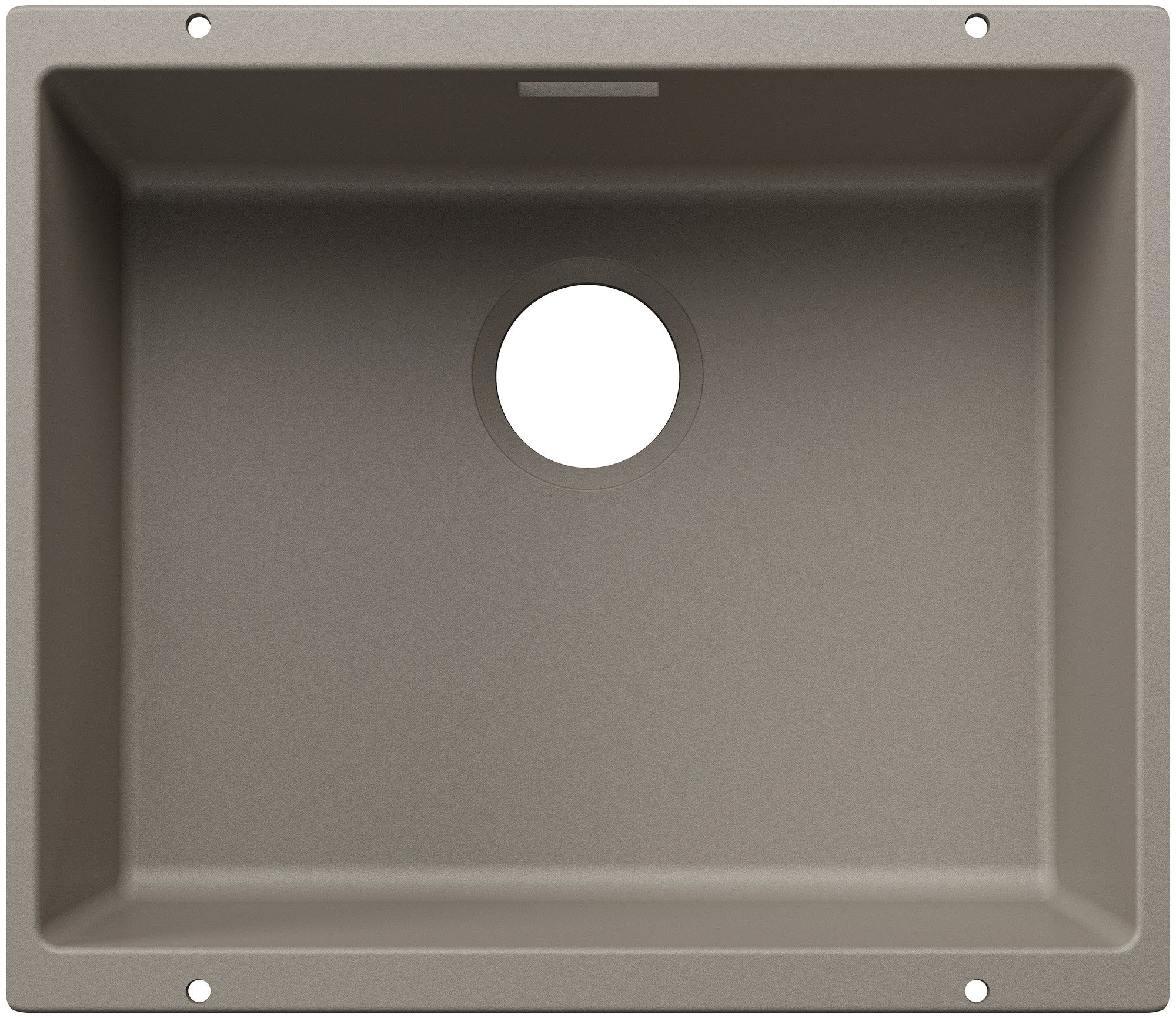 Chiuveta bucatarie Subline 500, 527801, granit trufe, sub blat, 500 x 400 mm, Blanco